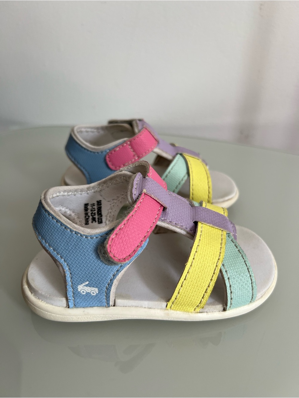 SEE KAI RUN Multi-Color Strappy Sandals, 5 Toddler - Picture 4 of 8
